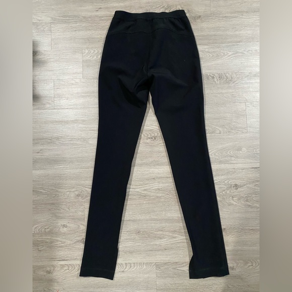 BLACK PIPED LEGGINGS - WOMEN HELMUT LANG Black Women's Pants Pull On Small - Picture 9 of 9